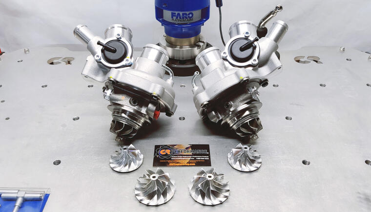 2013-2016 F-150 3.5L ECOBOOST STAGE 4 42mm/45mm  CR8 BLADE TURBO UPGRADE SUPER CORE SET