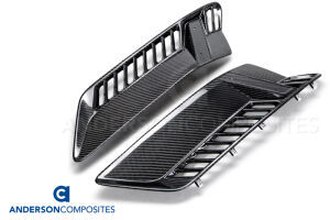 ANDERSON COMPOSITES CARBON FIBER FENDER VENTS - 2015-19  ZO6