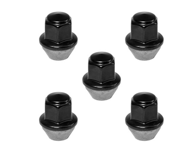 M14 X 1.5 BLACK LUG NUT WHEEL KIT OF 5