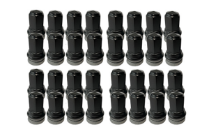 M14 X 1.5 BLACK LUG NUT VEHICLE KIT OF 32