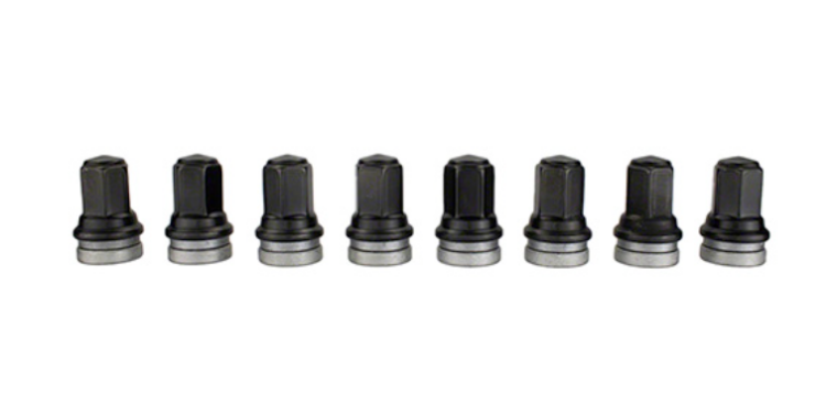 M14 X 1.5 BLACK LUG NUT WHEEL KIT OF 8 FOR F250 and F350 SUPERDUTY AND AWD FORD TRANSIT