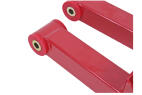 BMR REAR NON-ADJUSTABLE LOWER CONTROL ARMS -  FOR LOWERED VEHICLES - RED