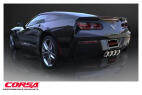 CORSA AXLE-BACK EXHAUST SYSTEM - SPORT  POLISHED - 2014-2019 CORVETTE