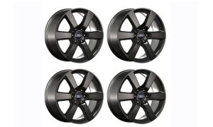 2015-2020 F-150 20" X 8.5" SIX SPOKE WHEEL SET WITH TPMS KIT - MATTE BLACK