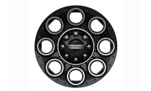 2005-2022 SUPER DUTY 20" WHEEL KIT -BLACK W/ MACHINED FACE