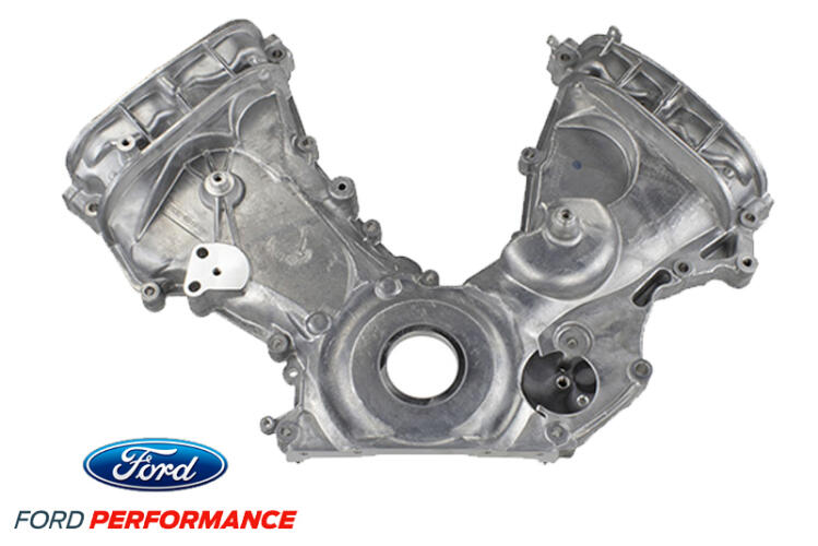 Ford Performance Cam Cover u0026 Front Timing Cover Kit - Coyote | FRDM6580-M50  | Livernois Motorsports