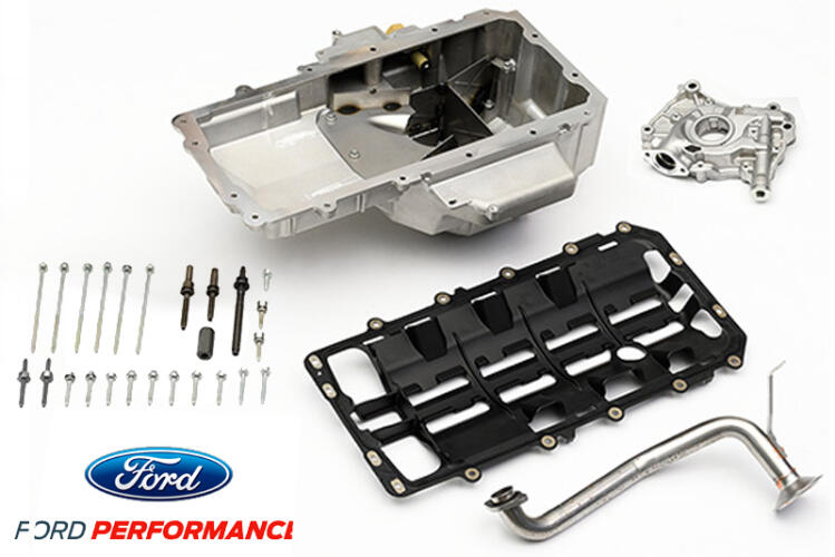 FORD PERFORMANCE  ALUMINUM OIL PAN AND PUMP KIT - 5.0L & 5.2L GT500