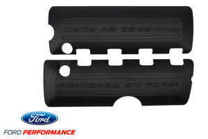 FORD PERFORMANCE  "POWERED BY FORD" BLACK COIL COVERS - 5.0L, 5.2L COYOTE