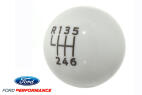 FORD PERFORMANCE WHITE BALL SHIFT KNOB - BULLITT