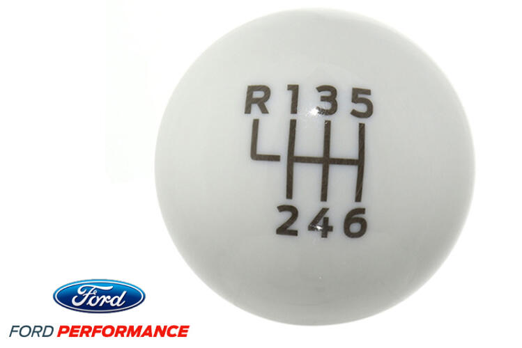 FORD PERFORMANCE WHITE BALL SHIFT KNOB - BULLITT