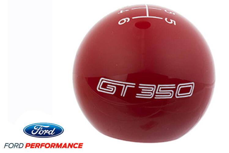 FORD PERFORMANCE 6-SPEED SHIFT KNOB - GT350 - RED