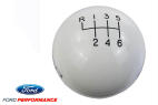 FORD PERFORMANCE 6-SPEED SHIFT KNOB - GT350 - WHITE