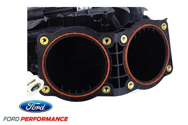 FORD PERFORMANCE DUAL-THROTTLE BODY INTAKE MANIFOLD - 2024-2025 MUSTANG 5.0L