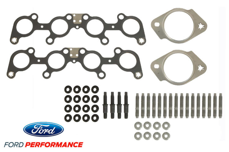 FORD PERFORMANCE EXHAUST GASKETS/HARDWARE KIT - 2011-2023 5.0L COYOTE