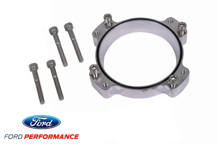 FORD RACING THROTTLE BODY INTAKE SPACER - 5.0L 4V COYOTE 90MM