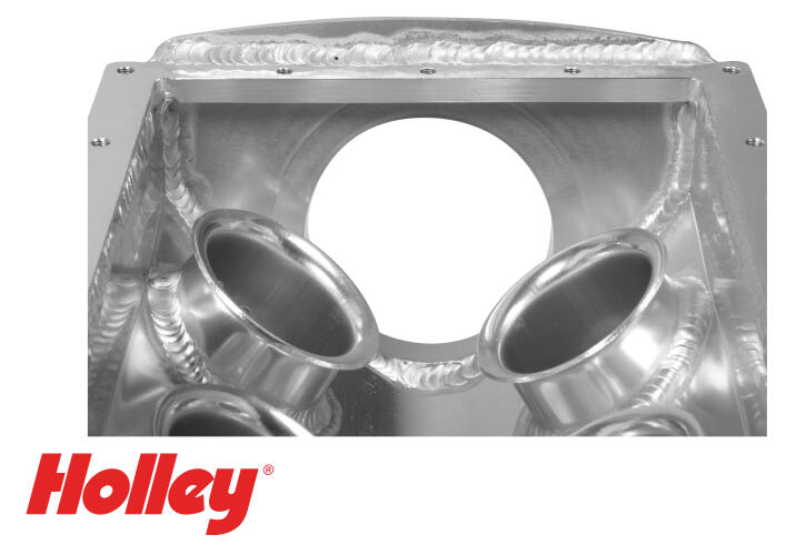 HOLLEY SNIPER EFI FABRICATED RACE SERIES INTAKE MANIFOLD - GM LS3/L92 - 90MM - SILVER