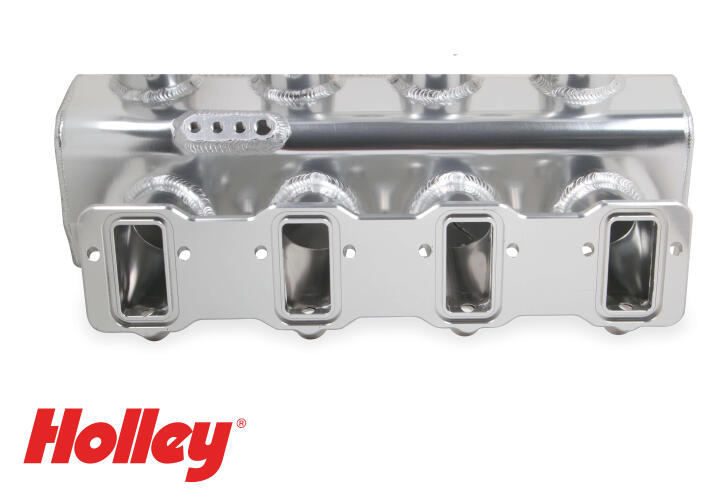 HOLLEY SNIPER EFI FABRICATED RACE SERIES INTAKE MANIFOLD - GM LS3/L92 - 90MM - SILVER