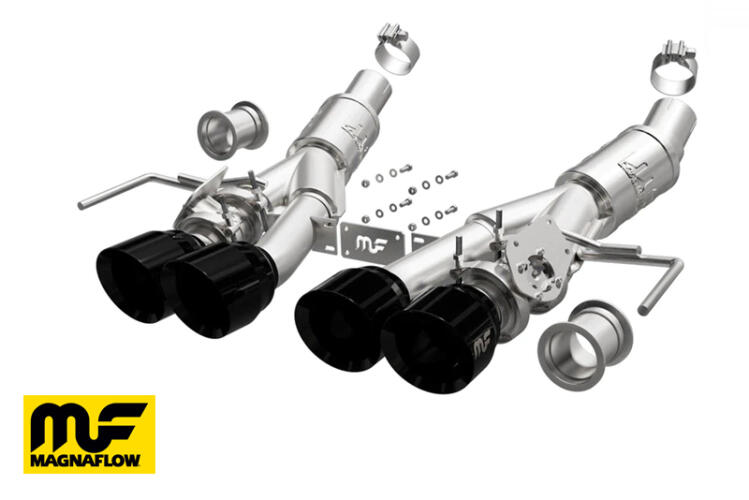 MAGNAFLOW NEO SERIES AXLE-BACK PERFORMANCE EXHAUST SYSTEM - 2014-19 CORVETTE