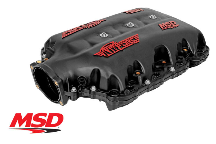 MSD ATOMIC AIRFORCE INTAKE MANIFOLD - GM GEN V - LT  -  BLACK/RED