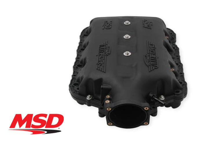 MSD ATOMIC AIRFORCE INTAKE MANIFOLD - GM GEN V - LT - BLACK/BLACK