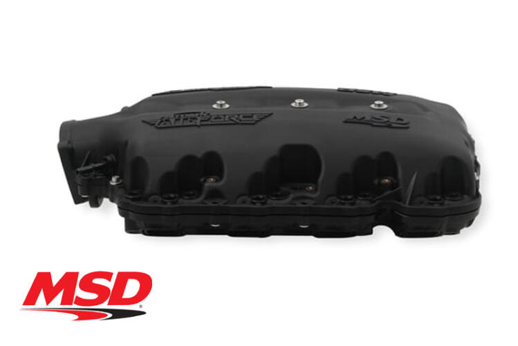 MSD ATOMIC AIRFORCE INTAKE MANIFOLD - GM GEN V - LT - BLACK/BLACK