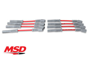 MSD SUPER CONDUCTOR 8.5MM SPARK PLUG WIRES (8-PK) - GM GEN V LT - RED