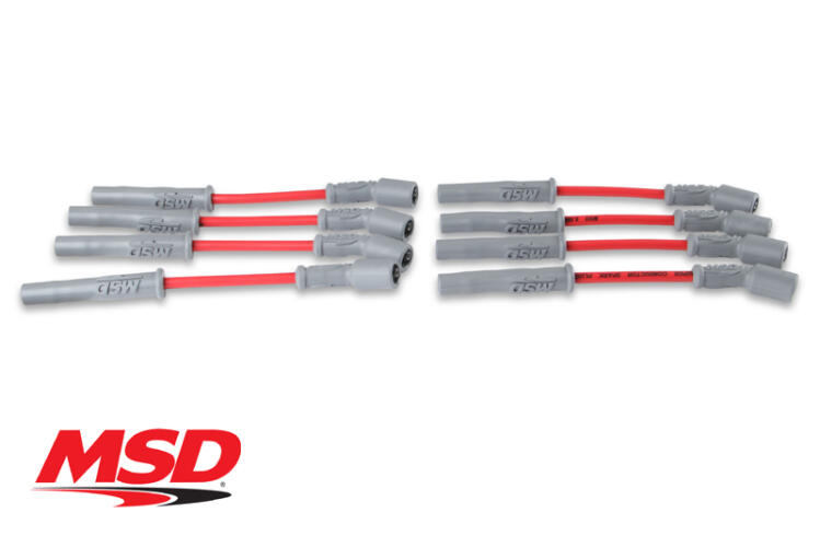 MSD SUPER CONDUCTOR 8.5MM SPARK PLUG WIRES (8-PK) - GM GEN V LT - RED