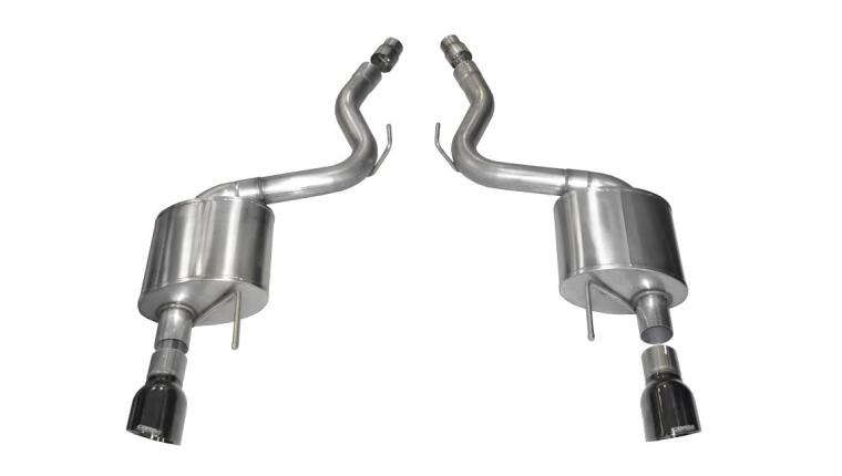 2015-2018 FORD MUSTANG GT 5.0L AXLE BACK EXHAUST WITH BLACK TIPS